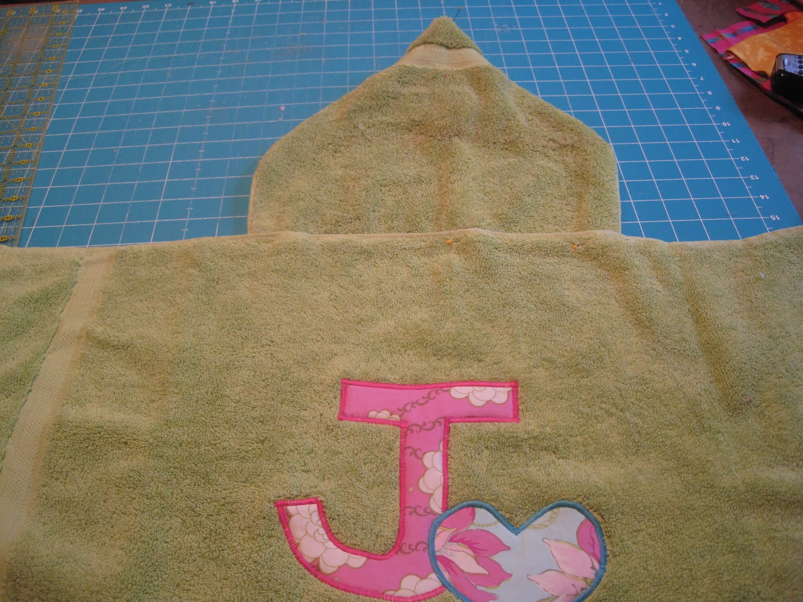 Quilting Hottie Haven American Girl hoodie towel tutorial....aka "For