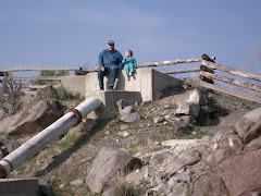 Papa Lee and Gracie at the Mill