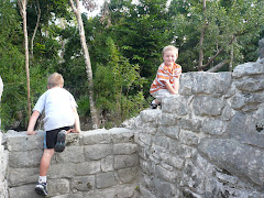 exploring jungle ruins