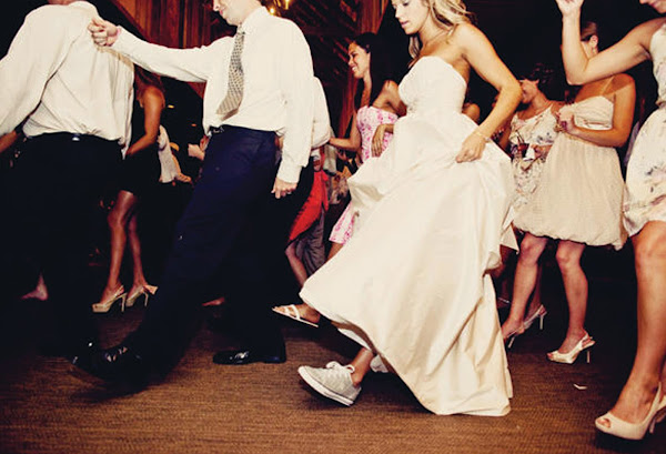 wearing converse to a wedding