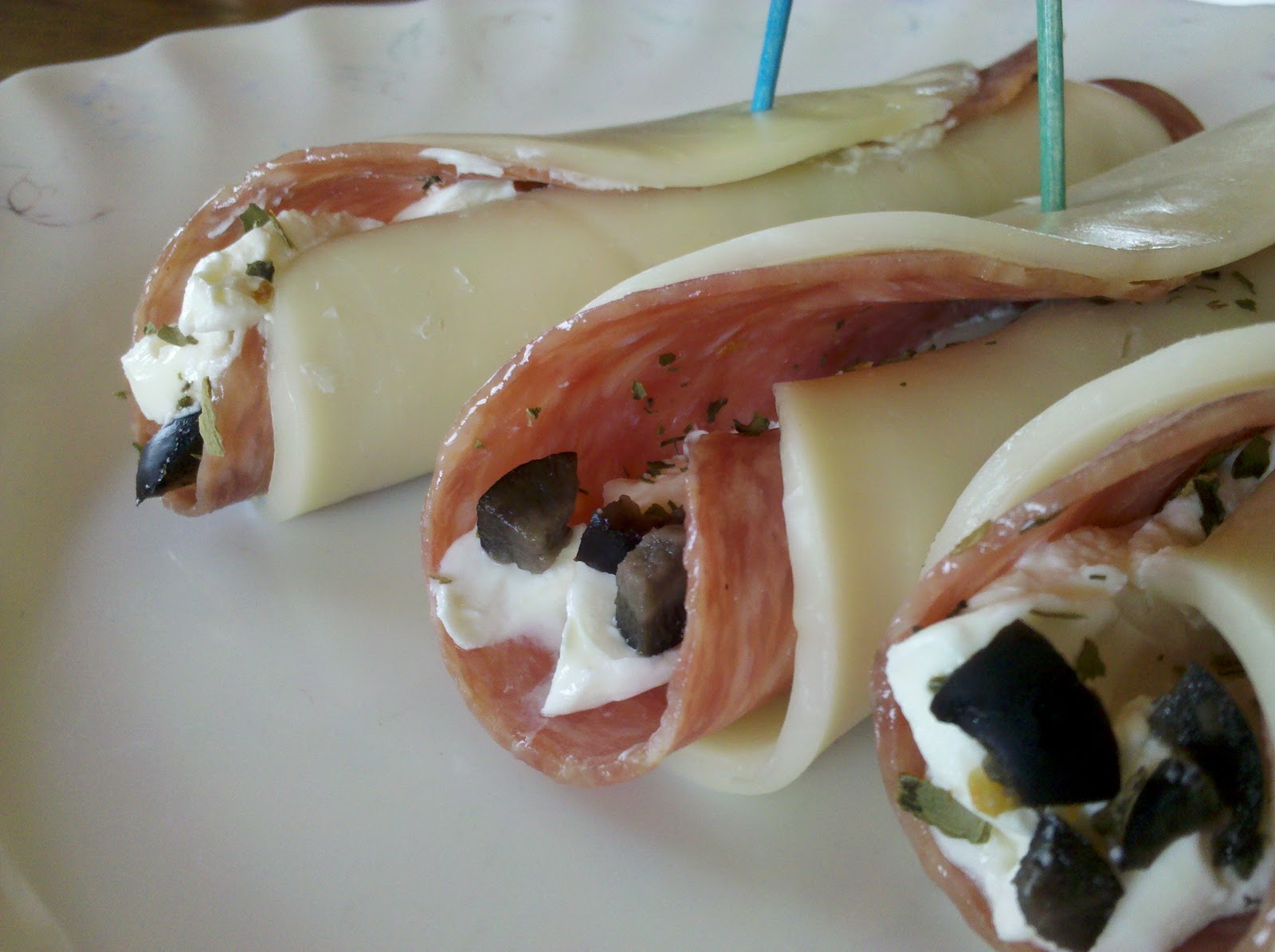 Be Brave, Keep Going Salami Provolone Cream Cheese Wraps and Other