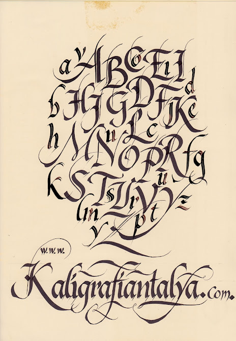kaligrafi harf