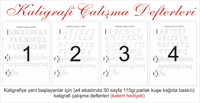 kaligrafi çalışma defteri 10 tl+kdv