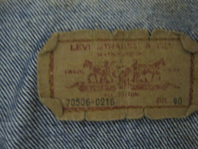 Levis 70506 jacket vintage