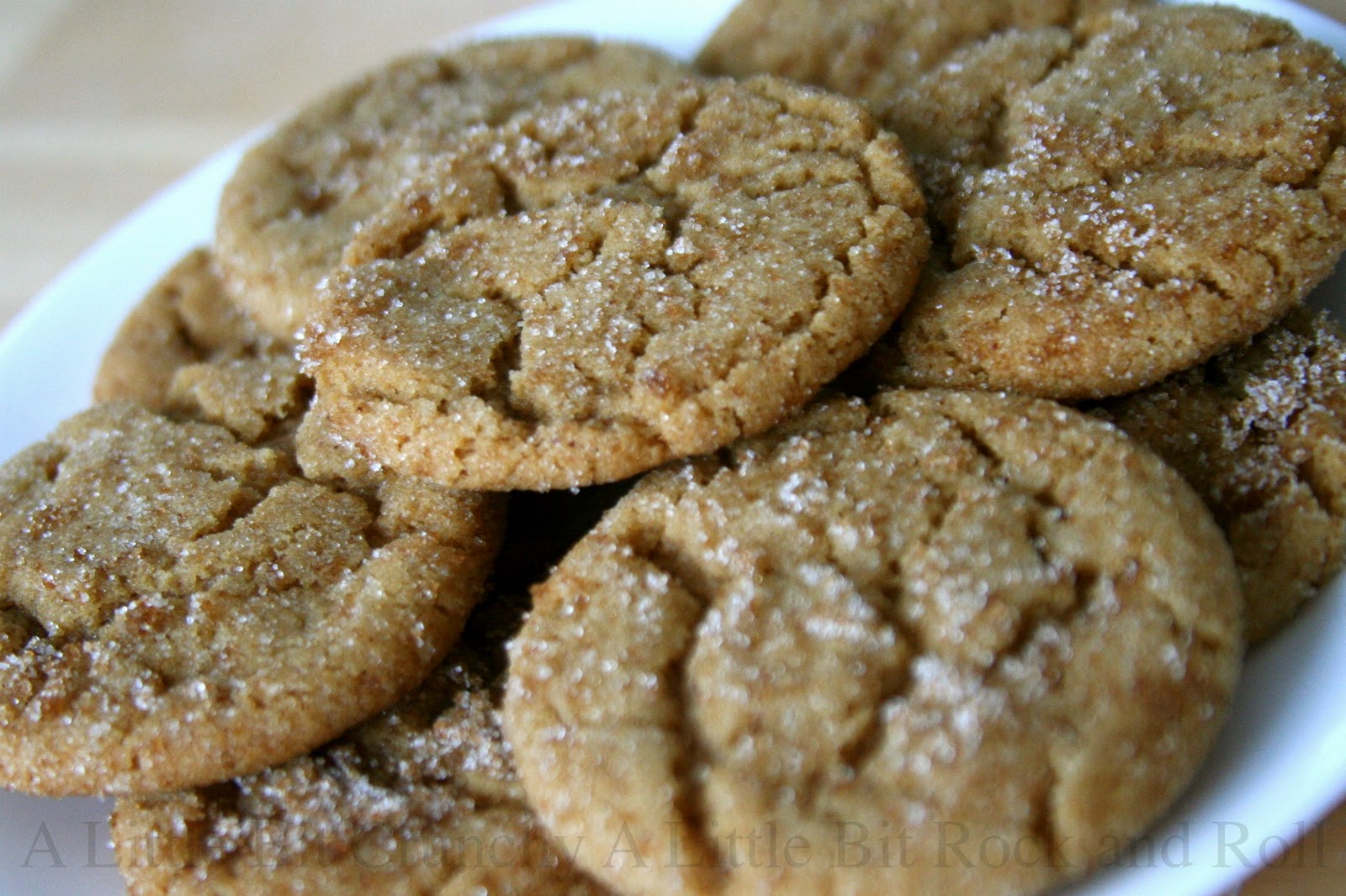 A Little Bit Crunchy A Little Bit Rock and Roll Brown Sugar Cookies