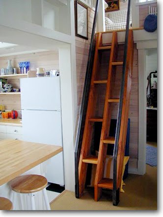 Not so boring ships ladder provides fun access to the loft