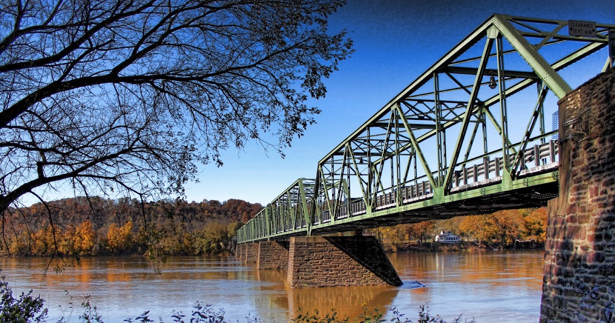 New Jersey Is Beautiful by NJPhotoGuy Bridge in Frenchtown NJ