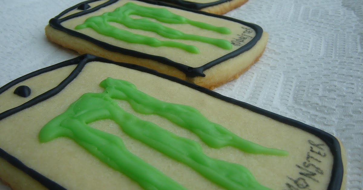 The Colorful Apron Monster Energy Drink Cookies