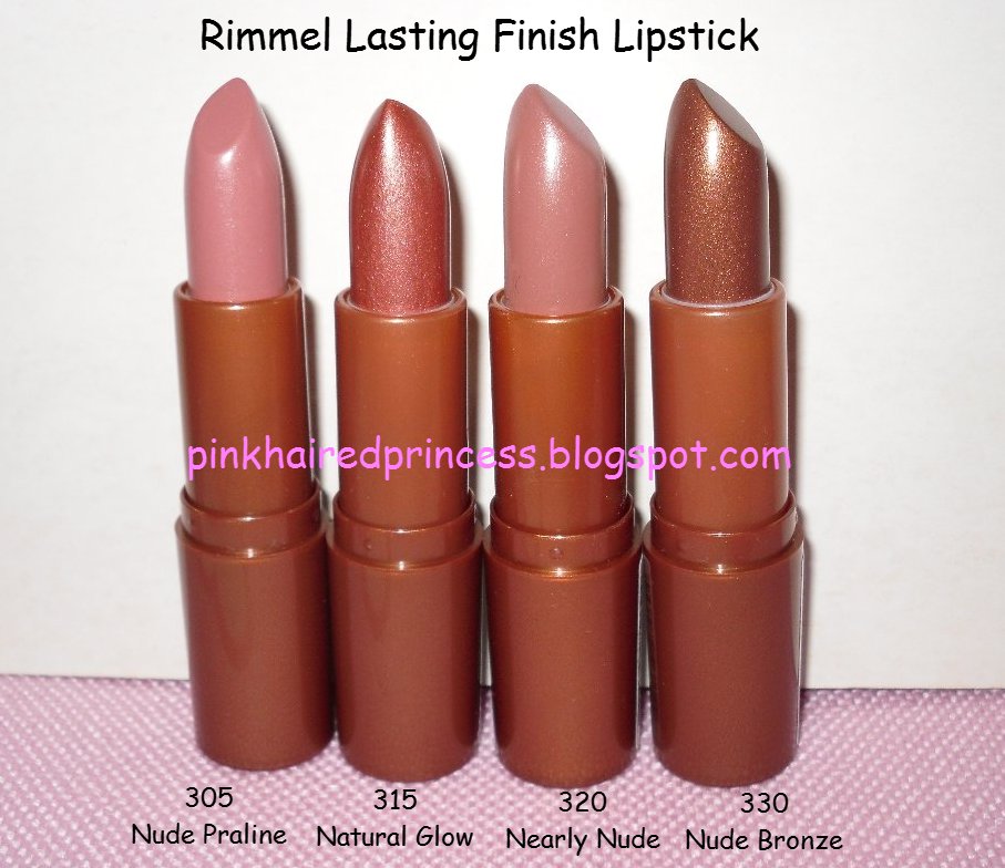 Pink Haired Princess: Rimmel Lipstick Swatches
