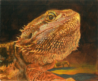 Bearded Dragon Painting