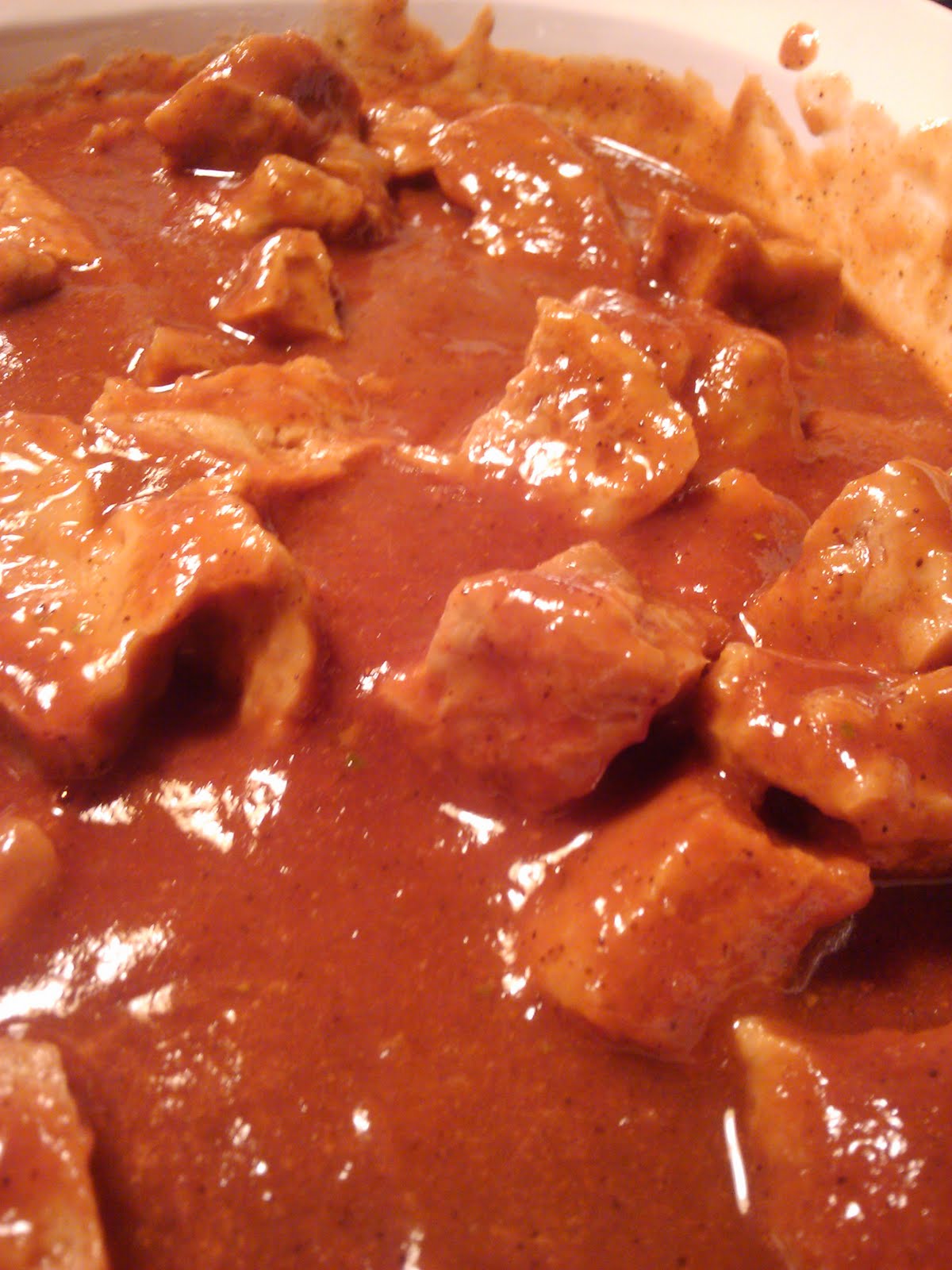 Vegan Miss It's the Bee's Knees, Daddy! Vegan BBQ Seitan