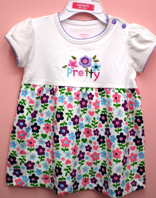 Carters Pretty Flower Dress ----Price:RM25