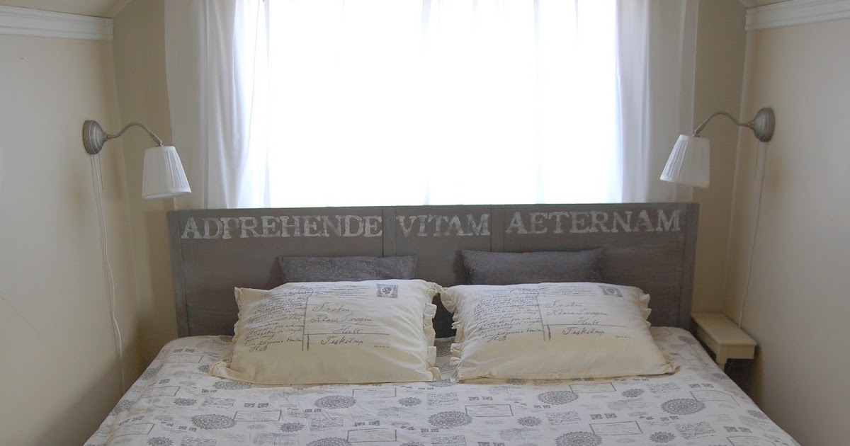 WHITE AS LINEN DIY headboard