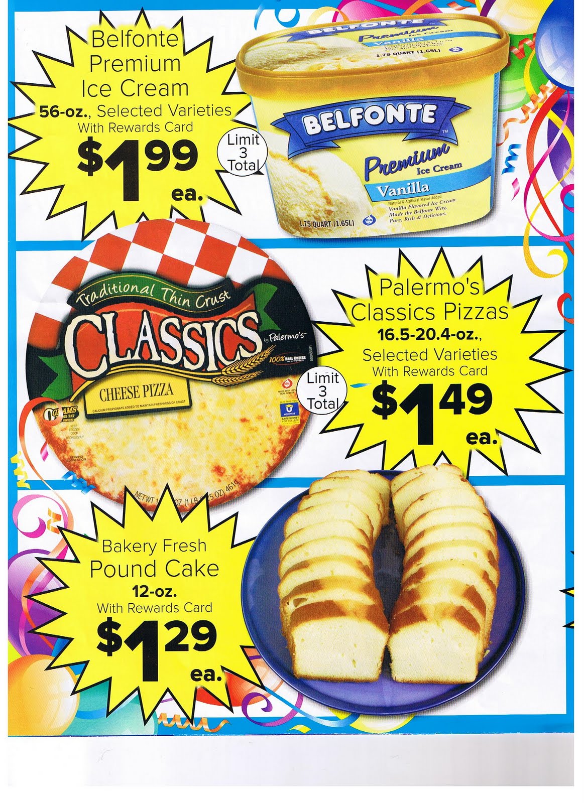 Sharing the wealth Cosentino's Price Chopper 62nd Anniversary Sale!!