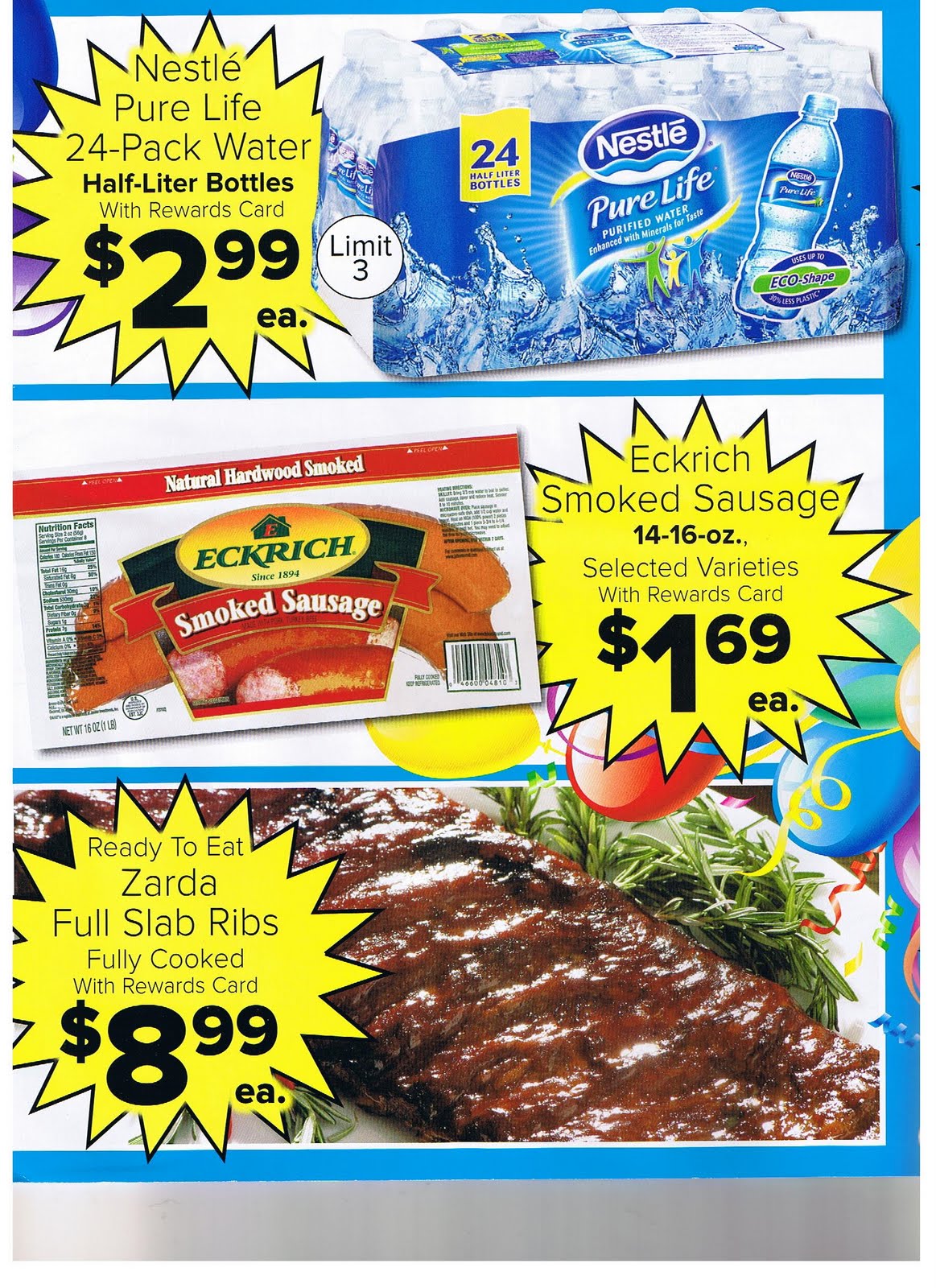 Sharing the wealth Cosentino's Price Chopper 62nd Anniversary Sale!!