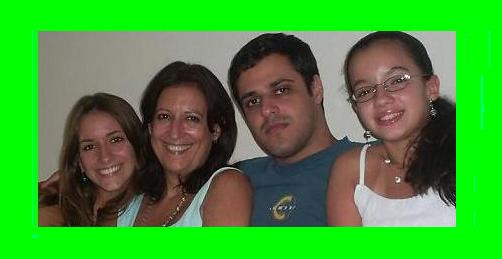 Márcia Marques e filhos
