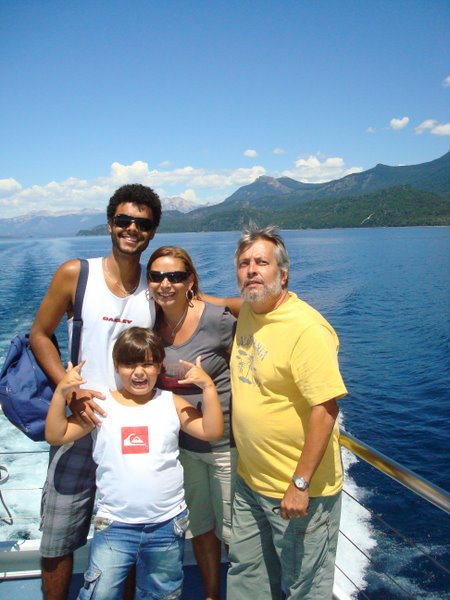 Vera Almeida e família