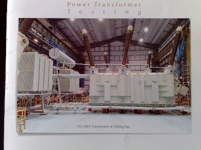 Close-Up Shot of Power Transformer from a News Magazine. Close-Up Mode.