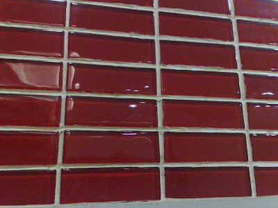 Red Translucent Tiles, beautiful.............