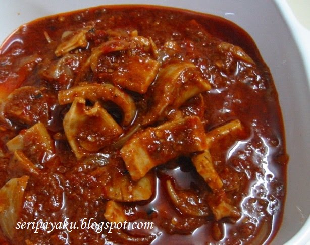 Masak kembang sambal sotong resepi