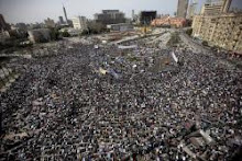 بالفيديو.. الملايين يخرجون في كل شوارع مصر يطالبون برحيل مبارك