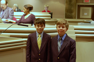 Two Montgomery Catholic Students Recite Pledge at State House 1