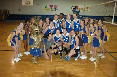 Catholic Wins Class 4A, Area 4 Volleyball Tournament 1