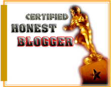 Certified Honest Blogger
