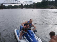 Gracie on the Jet Ski with Daddy