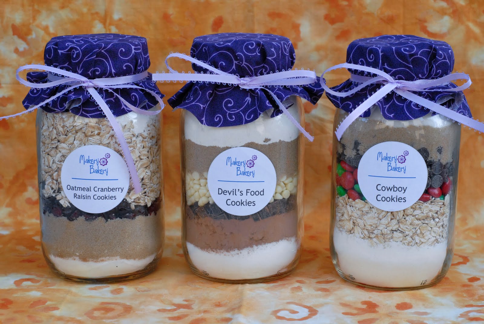 introducing gourmet cookie mixes in a jar!