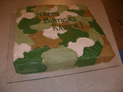 Camo Cake Ideas