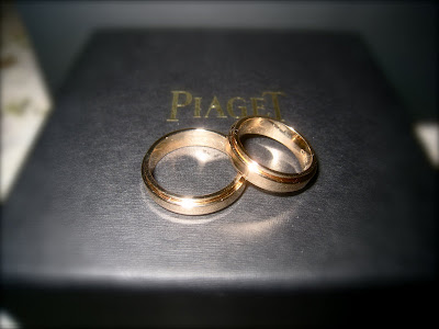 Pic 8 A closer shot of our wedding rings Piaget Possession wedding rings