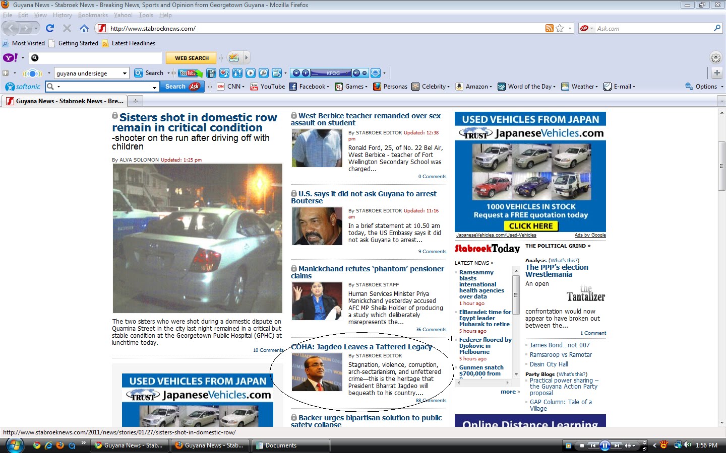Stabroek news paper