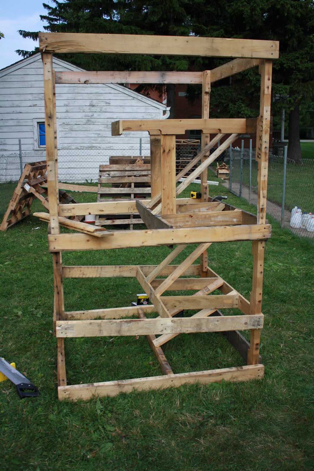 Michigan Roys Homemade Chicken Coop