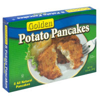 golden potato pancakes