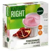 eating right low calorie ice cream cups pomegranate
