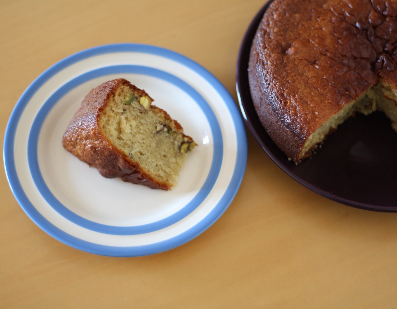 Dressing For Dinner LEMON AND PISTACHIO YOGHURT CAKE