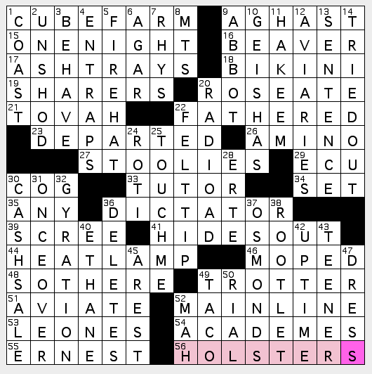 Rex Parker Does the NYT Crossword Puzzle Feldshuh of "Yentl" / FRI 5