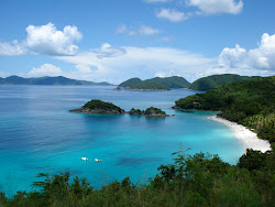 Looking Down on Trunk Bay