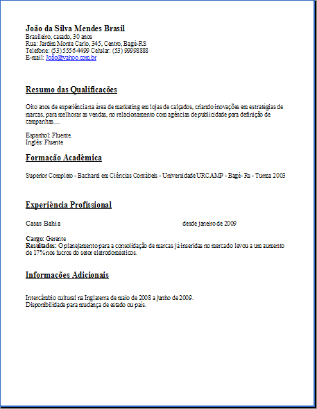 modelos de curriculum vitae. modelos de curriculum modernos