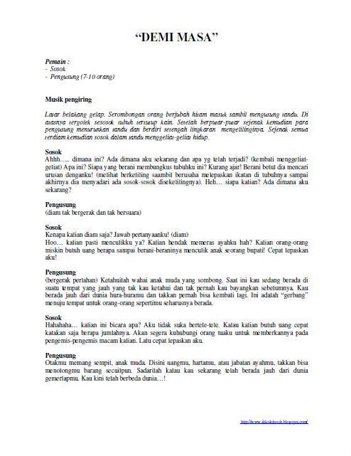 MENULIS NASKAH DRAMA - Staff Site Universitas Negeri Yogyakarta