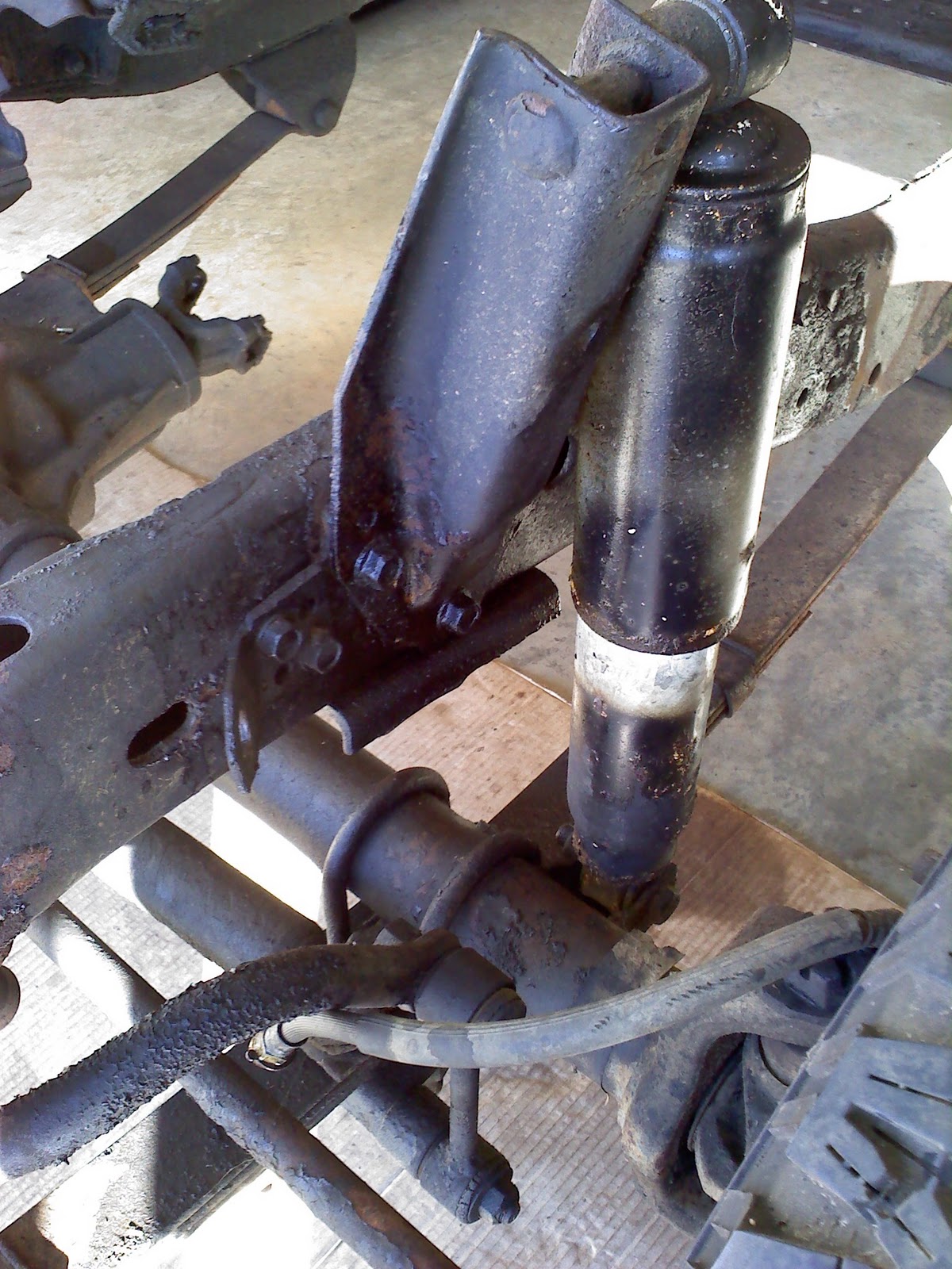 1983 CJ7 Rebuild Shocks and Engine Mount Removal