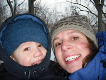 The two of us bundled up & out for some fresh air...