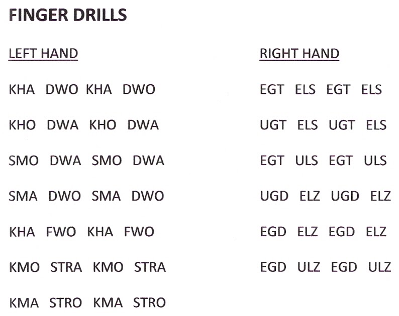 Court Reporting 101 Finger twisting drills!