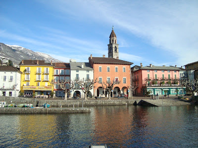 Resort town of Ascona on Lago Maggiore