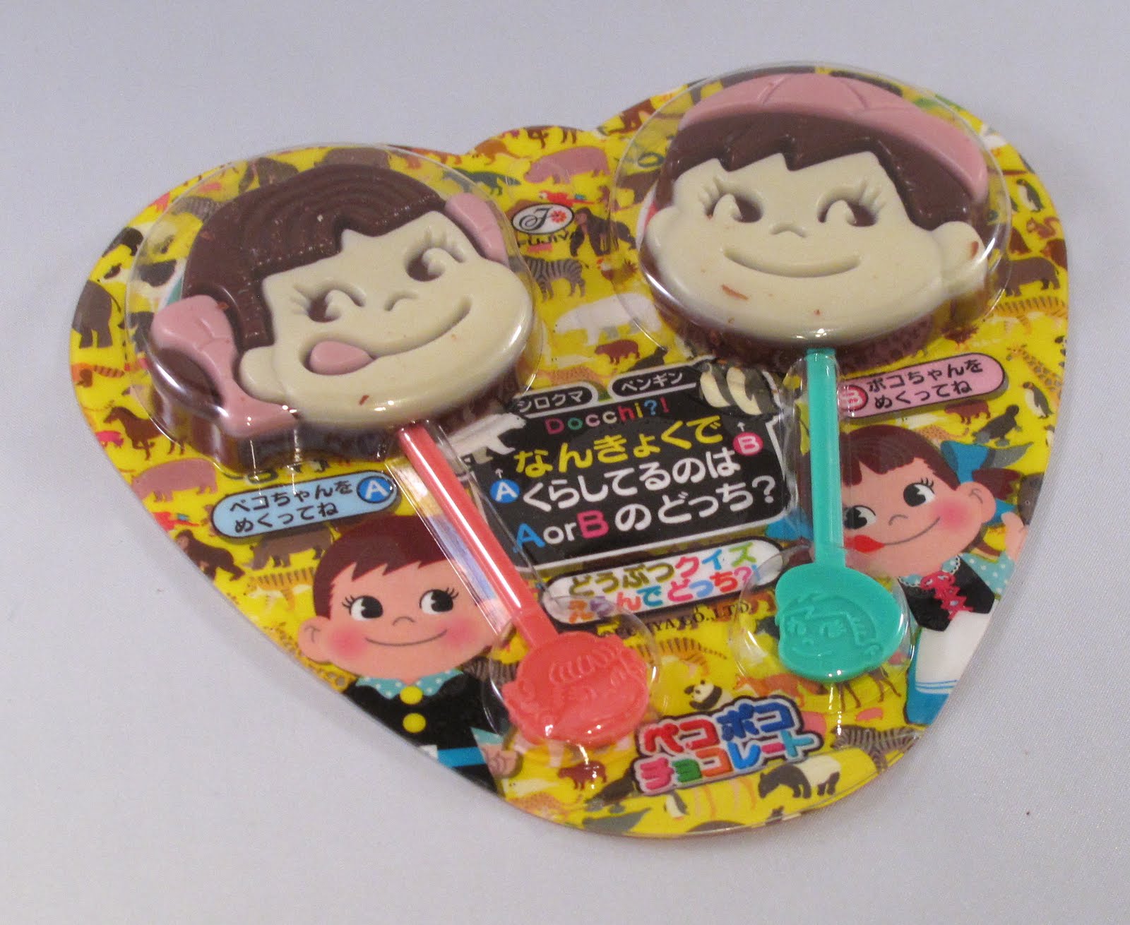 Obsessive Sweets Fujiya Peko Poko Chocolate Lollipops