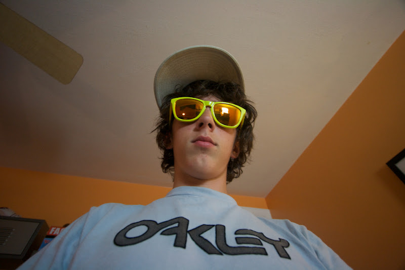 Oakley Frogskins sunglasses. Click to enlarge. photo: Conner Downey