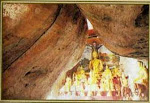 Caved temple