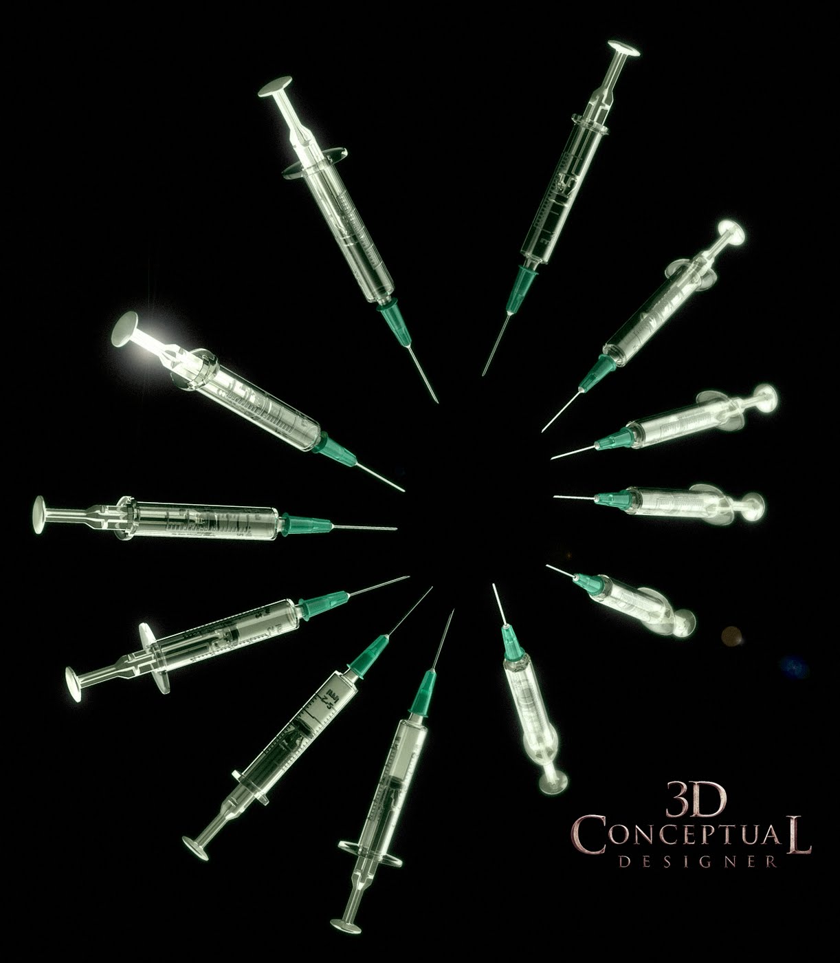 Futuristic Syringe
