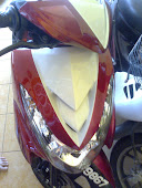 Tidak ketinggalan motor egoku..hehe..